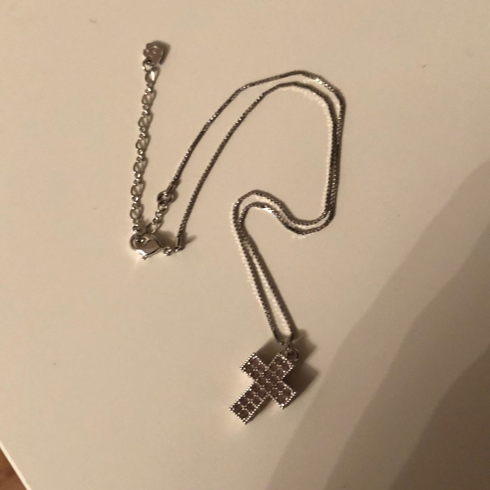 Swarovski chunky cross